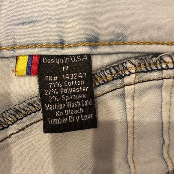 - La Bonita triple button stretch skinny faded jeans size 11 (e) - Picture 7 of 10